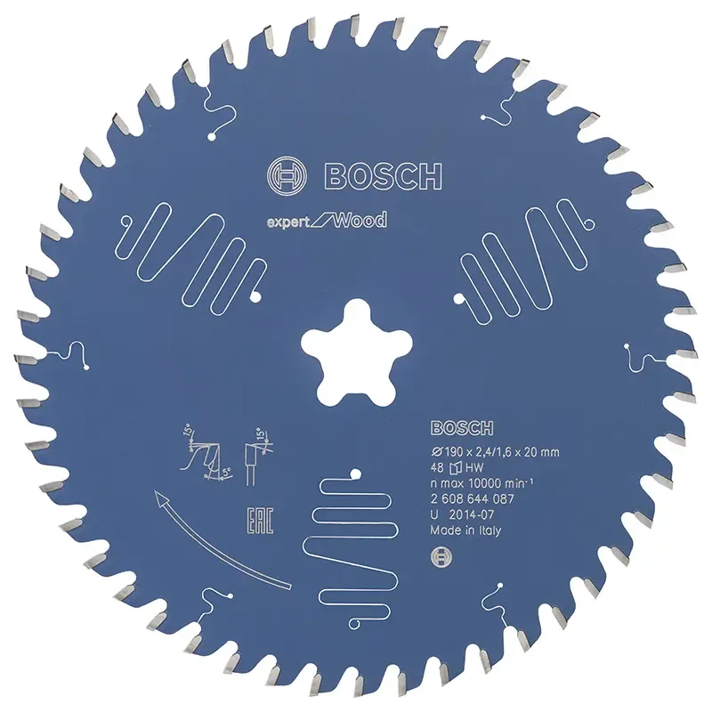 Bosch Rundsavsklinge 190xfastfixx2,4mm 48t Exp Wood - 2608644087