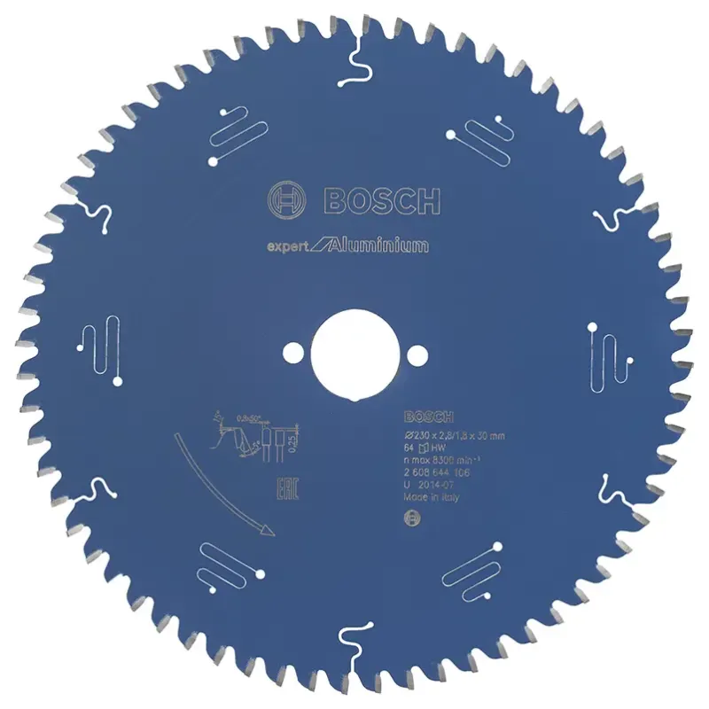 Bosch Rundsavsklinge 230x30x2.8mm 64t Exp Alu - 2608644106