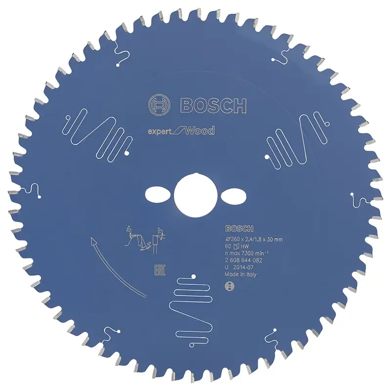 Bosch Rundsavsklinge 260x30x2.4mm 60t Exp Wood - 2608644082