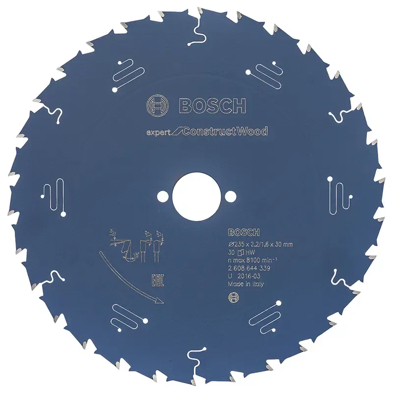 Bosch Rundsavsklinge Construct 235x2,8x30 Mm 30 Tdr - 2608644339