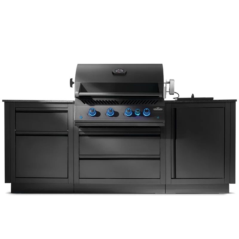 Napoleon OASIS Compact - komplet udekøkken, matsort - ODK105MK-BIG32P