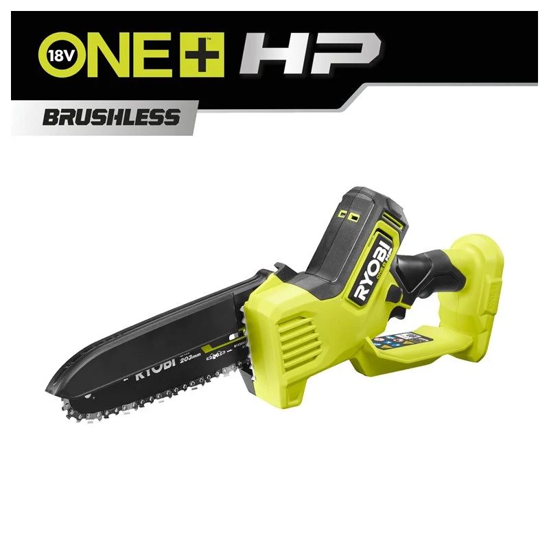 Ryobi 18V HP Kulfri 20 cm Grensav RY18PSX20A-0