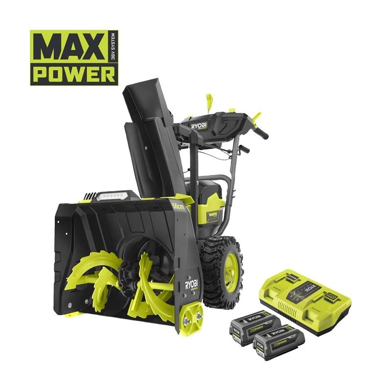 Ryobi 36V Kulfri To-Trins 56 cm Sneslynge (2x 5,0 Ah) RY36STX56A-250