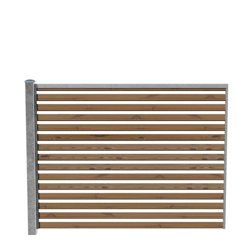 Wimex Fag Trend Classic T140 Rombe S34 Termofyr Galv. stolpe 1400 x 1893 mm