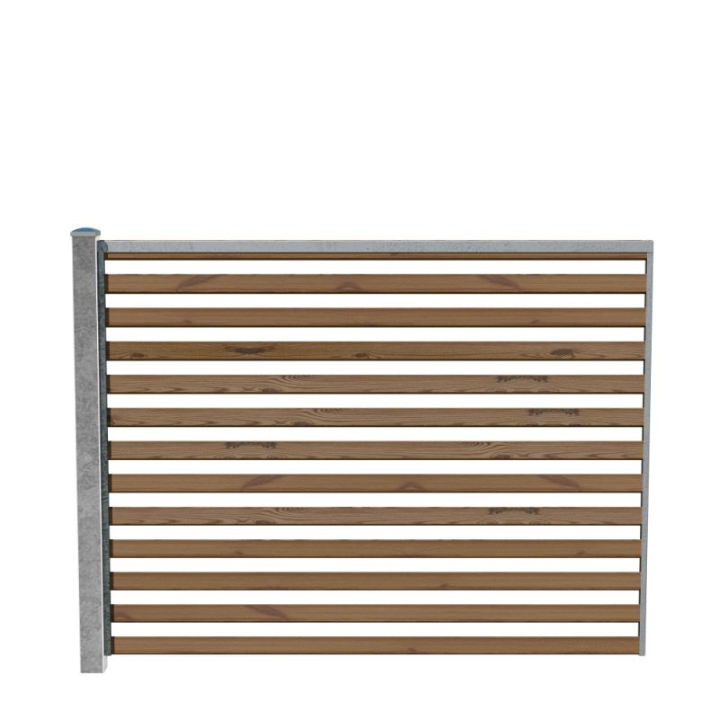 Wimex Fag Trend Classic T140 Rombe S50 Termofyr Galv. stolpe 1400 x 1893 mm