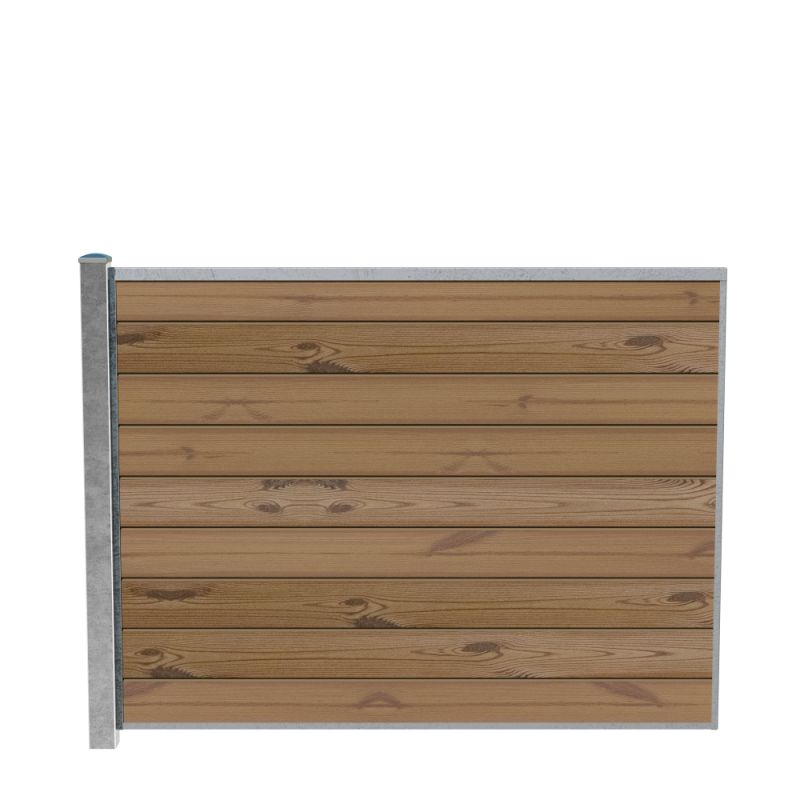 Wimex Fag Trend Classic T140 V-profil Termogran Galv. stolpe 1400 x 1893 mm