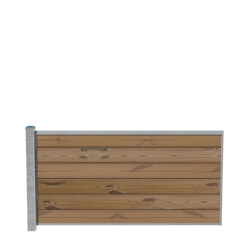 Wimex Fag Trend Classic T90 V-profil Termogran Galv. stolpe 900 x 1893 mm