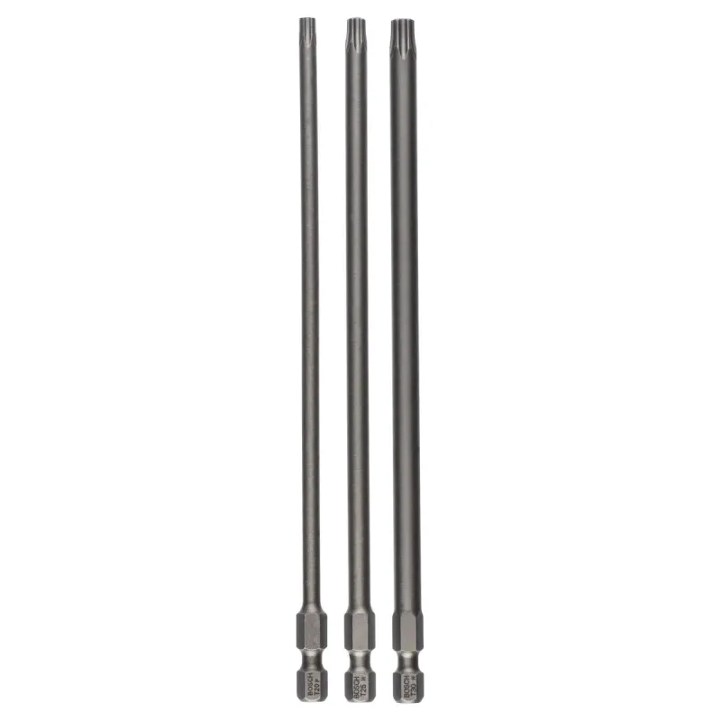 Bosch Torx Bits T20/25/30 - 3 Stk, 152 mm - Hårdføre Bits