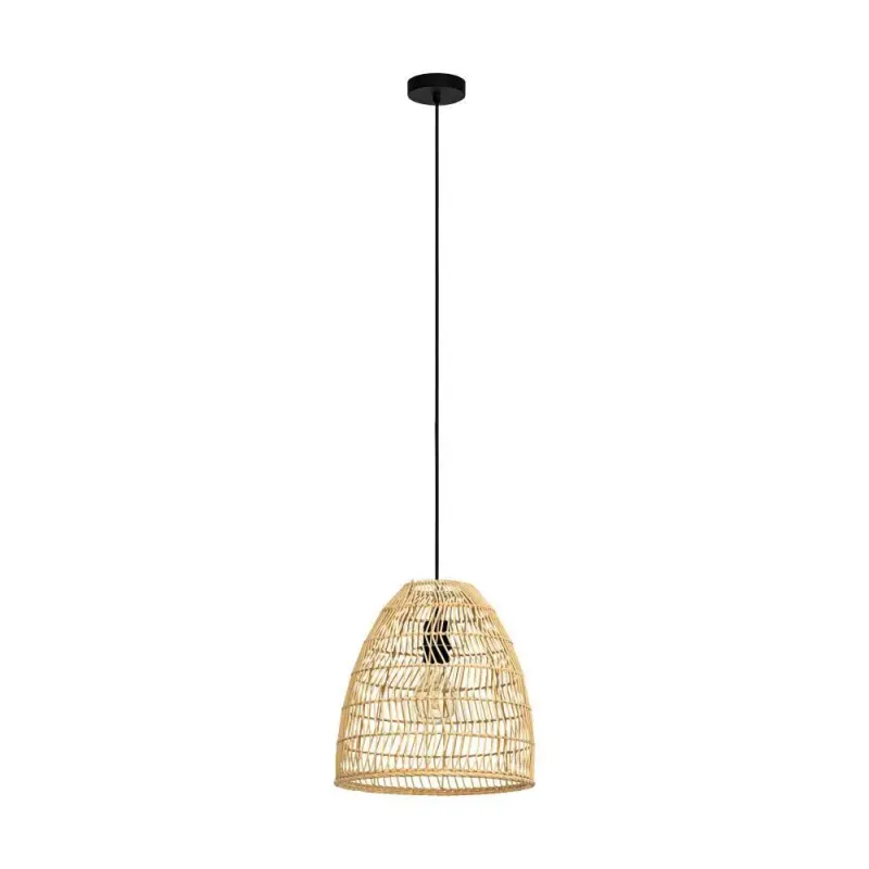 EGLO Ayesgarth Pendel E27 Ø330 - Natur Pendellampe