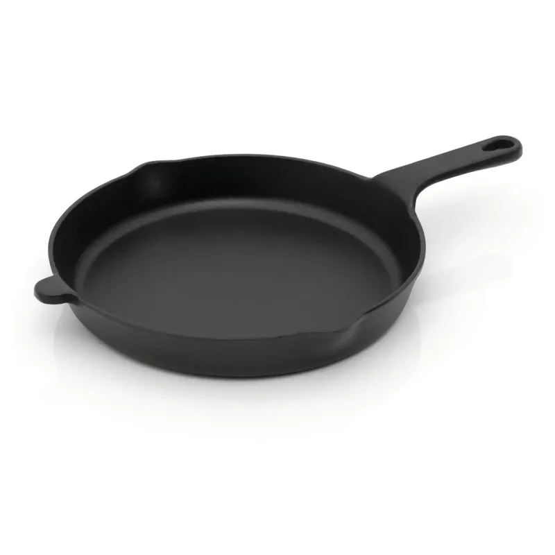 Paleo Rund Grillpande XL, sort, Ø28 - Grillpande