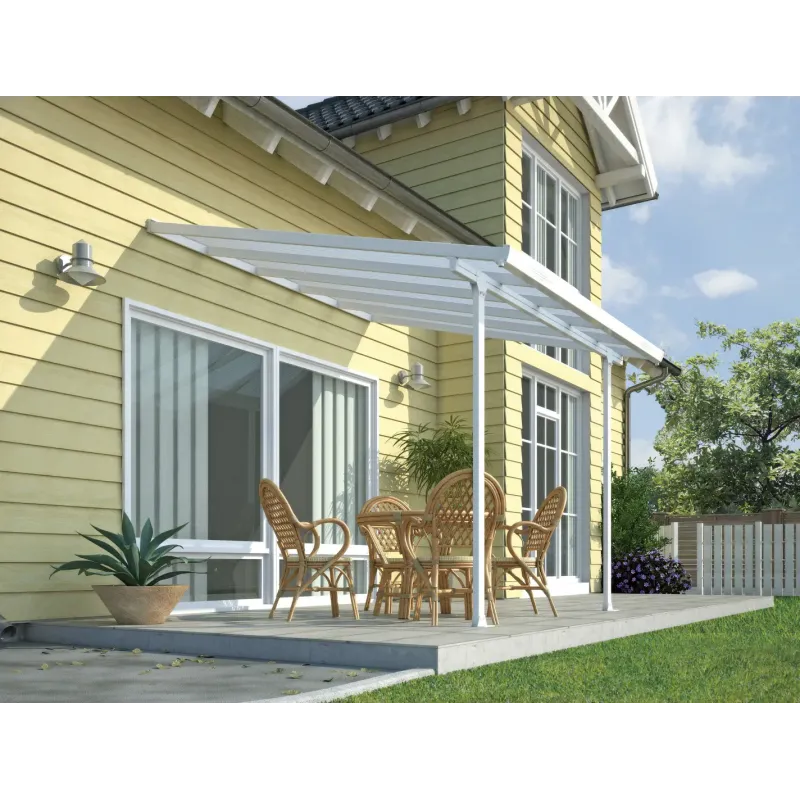 Palram - Canopia Feria terrasseoverdækning 9 m2, hvid - 540-026