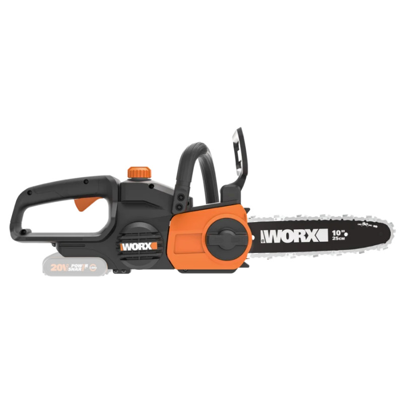Worx 20V 25cm kædesav, solo