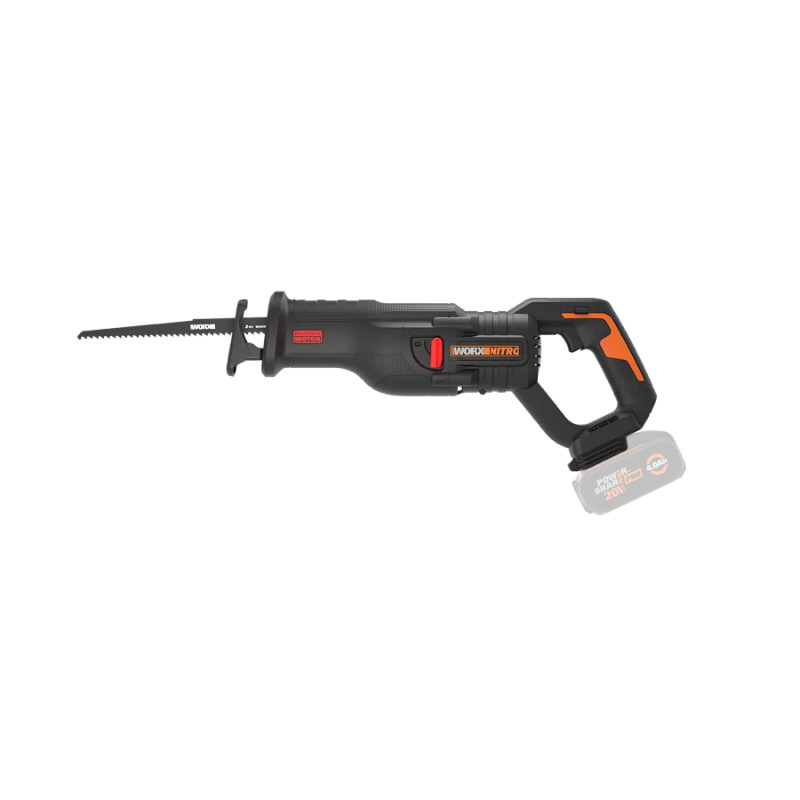 Worx 20V 30mm bajonetsav, kulfri, solo