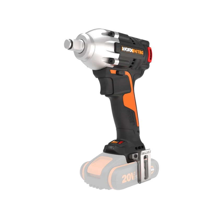 Worx 20V Akkuslagnøgle Kulfri,300nm, Solo - Wx272.9