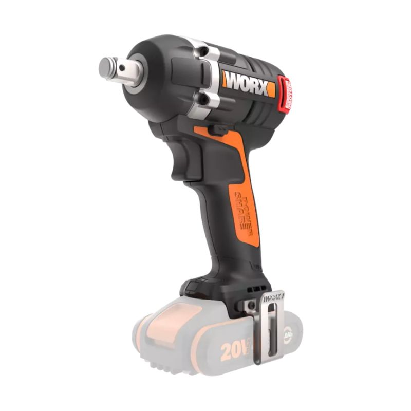 Worx 20v Slagnøgle - 100/180/300 N.m Solo