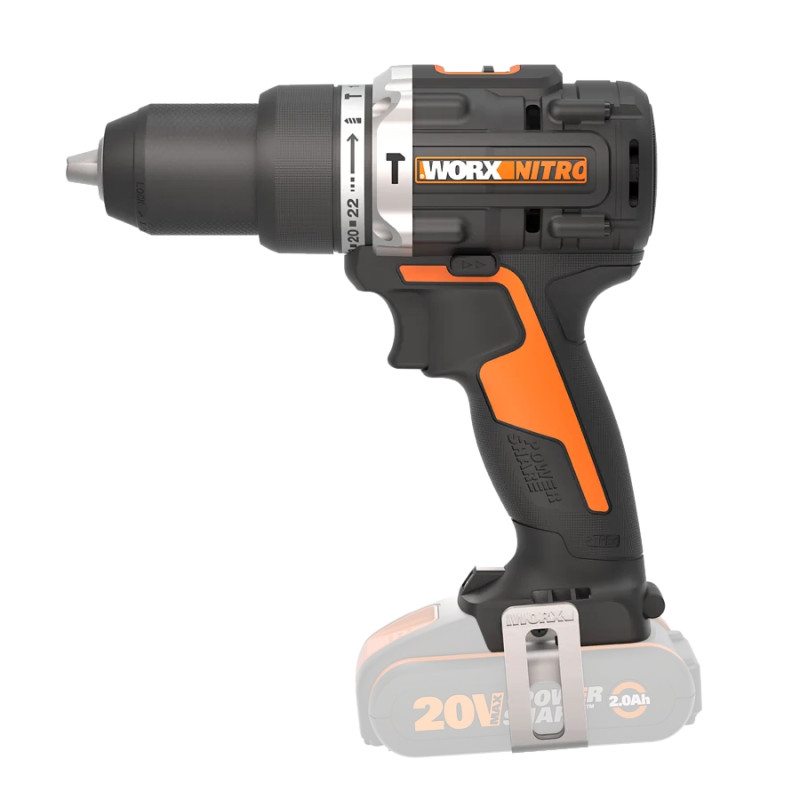 Worx 20V slagskruemaskine, 60Nm, solo