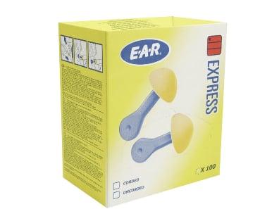 Ørepropper EAR Express uden snor 100 par. æske