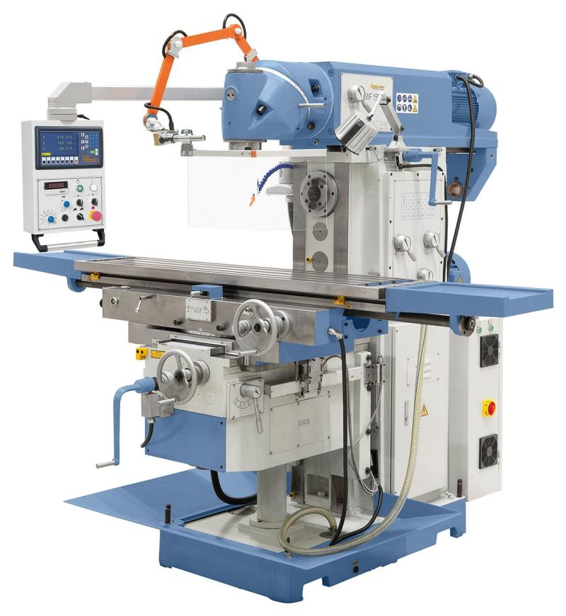Fræsemaskine UWF 150 V Servo inkl. 3-akset digital ES-12 - 3x400V