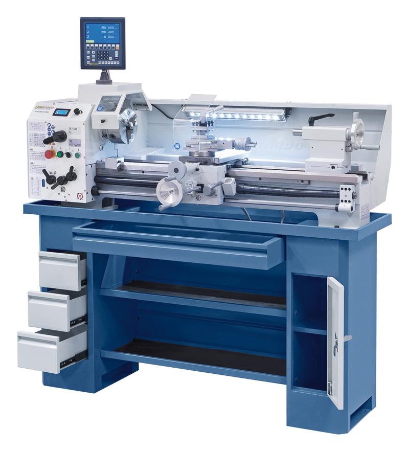 Metal drejebænk Profi 880 G Vario inkl. 2-akset digital - 1x230V