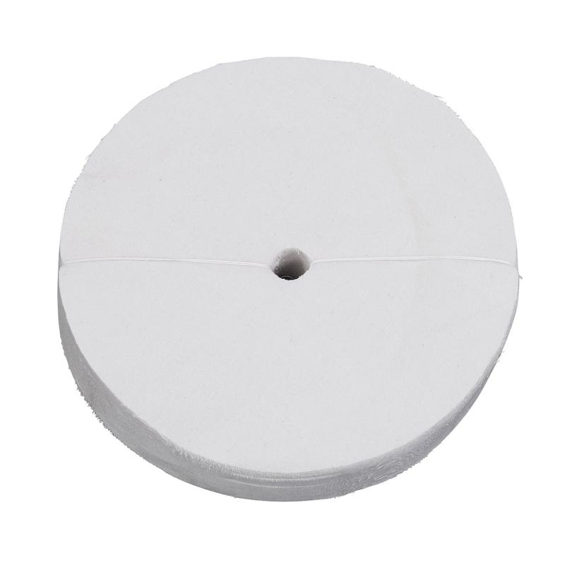 Molton stof polerskive løs 250 x 25 x 20 mm