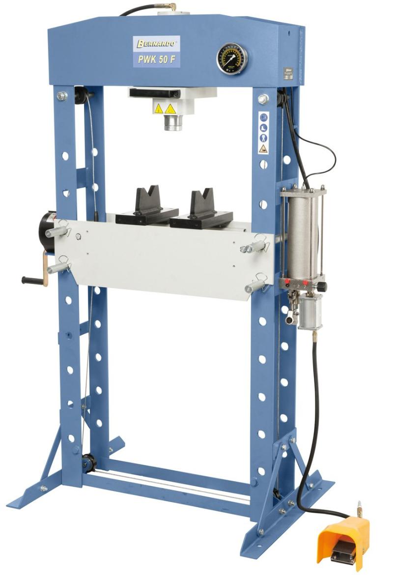 PWK 50 F værkstedspreser pneumatisk PWK 50 F