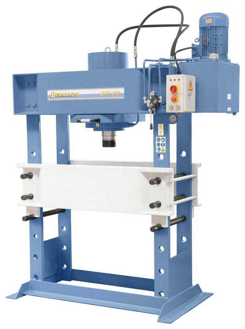 Hydr. værkstedspresse med flytbar cylinder BHP 250 *