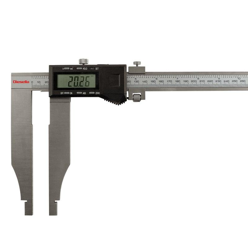 Digital værkstedsskydelære 0-800x0,01 mm med kæbelængde 300 mm
