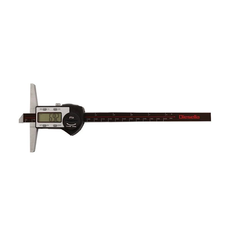 Digital Dybdeskydelære 0-300x0,01 mm IP54 DIN862 Mini-USB