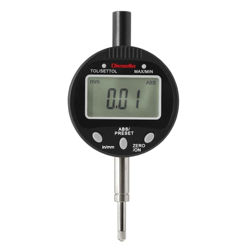Digital måleur 12,7 mmx0,01 med TOL-/Min-/Max- funktion