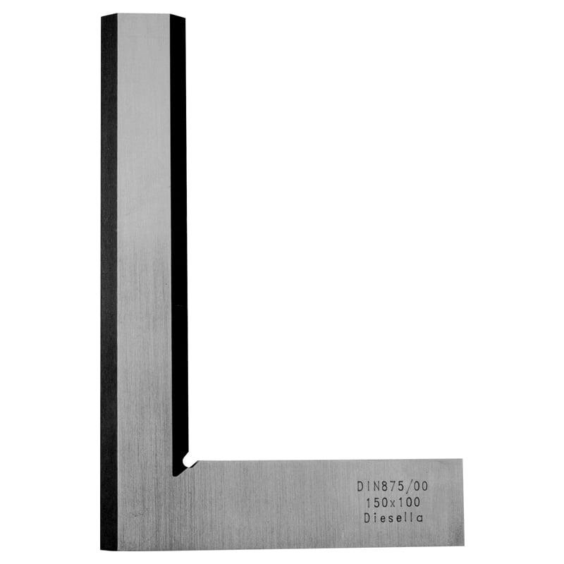 Hårvinkel 200x130 mm DIN 875/00