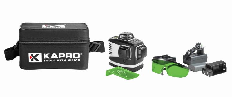 KAPRO 883GB Prolaser 3D All-Lines Krydslaser grøn 360° streger