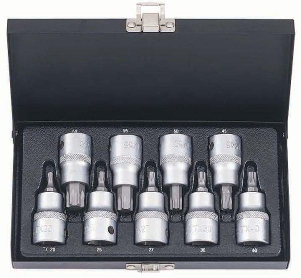 BATO Stifttopsæt 1/2" Torx 20-60. 9 dele.