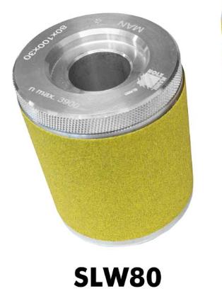Slipevalse diameter ø80 mm for 30 mm spindel