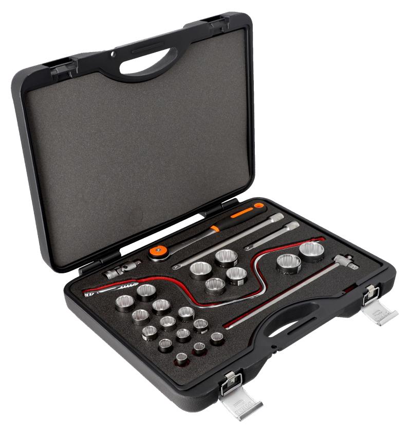 Topnøglesæt mm 1/2" firk. 7819DRN
