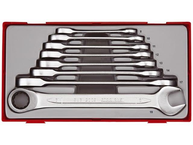 Ringgaffelsksraldenøglesæt Teng Tools TT6508RS