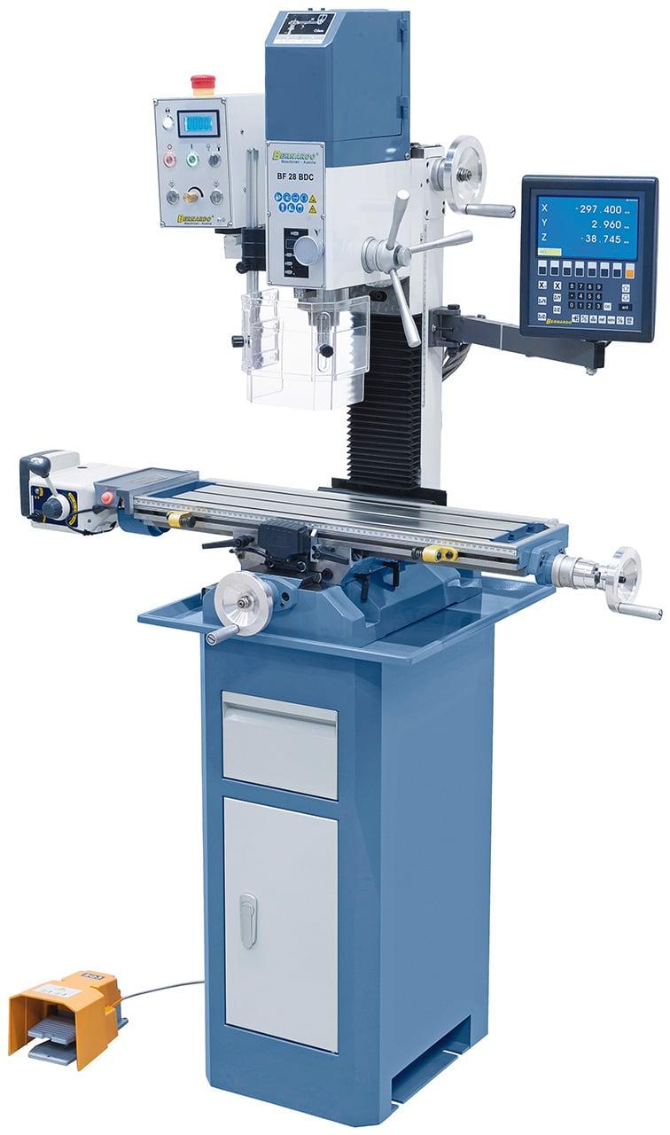 BF 28 BDC bore-fræsemaskine med 3 akslet digital ES-12 V, 230V, 1-fas