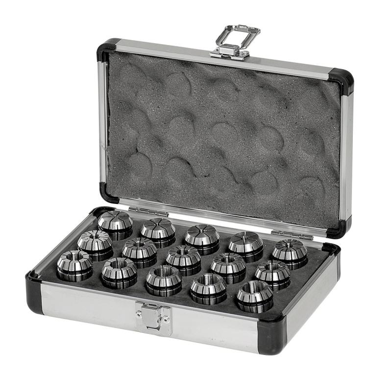 Spændetænger i sæt ER 32, 2 - 20 mm, 18-dele