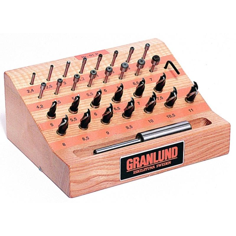 Granlund tapborsæt type 01P  M2.5-M6