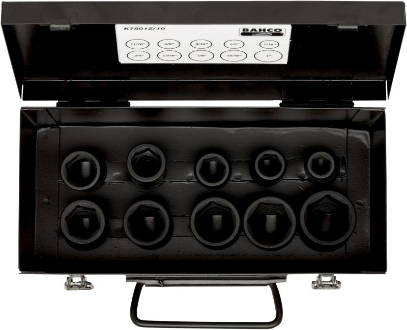 Krafttopsæt 1/2" firk. K7801Z/10