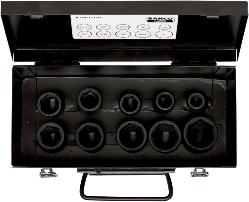Krafttopsæt tom lang 1/2" K7806Z/10