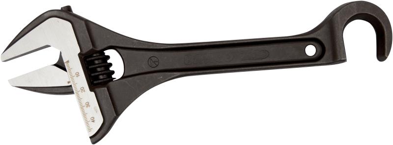 Skiftenøgle m/krog 10" 33H