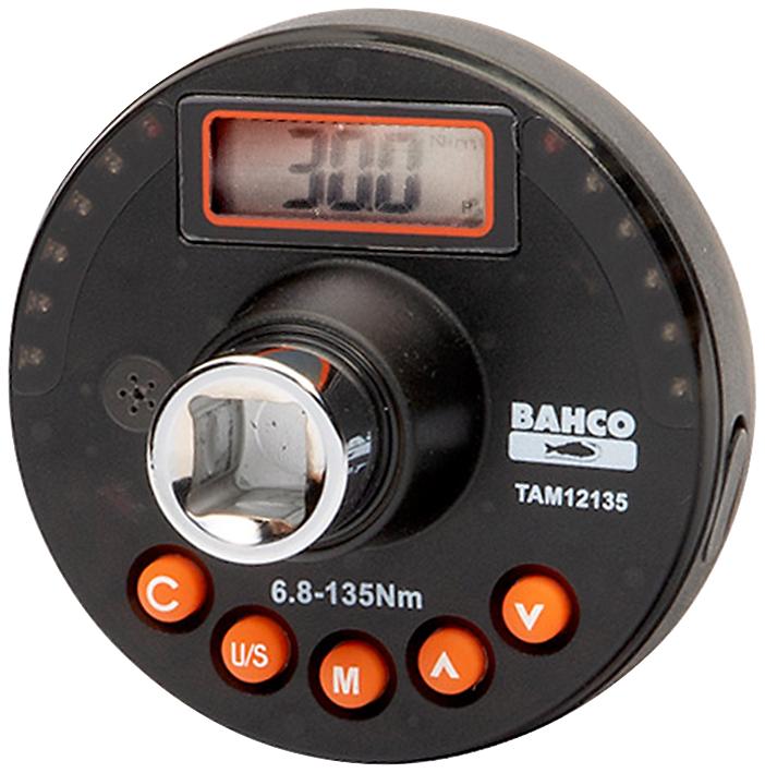 Elektr. vinkel-/momentmåler TAM 1/2" 4kt 10-200Nm