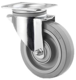 Drejehjul 3470 UFP 200 P63 grå