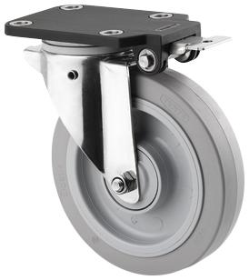 Drejehjul m/brem 3476 UFP 160 P67
