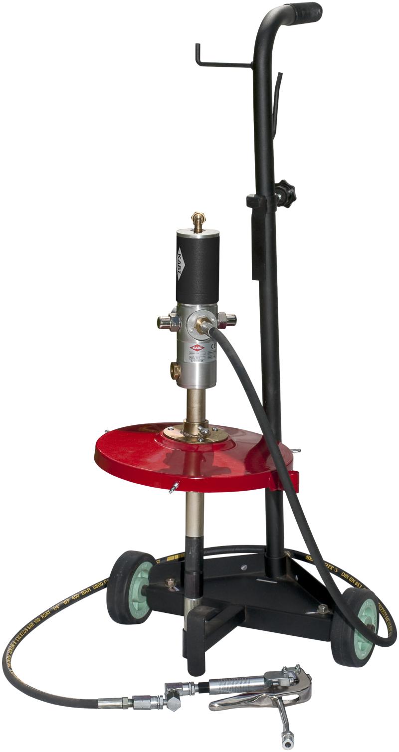 Pneum. smøreapparat 18-25 kg mobil m/følgeplade
