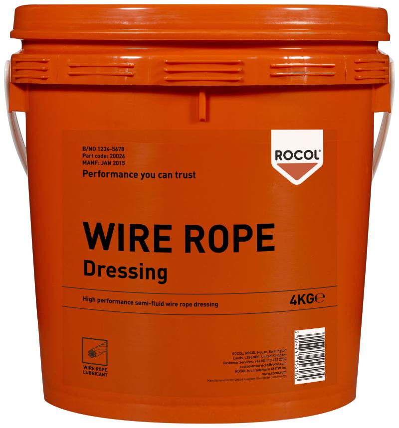 Wire Rope Dressing wiresmøremiddel 4kg