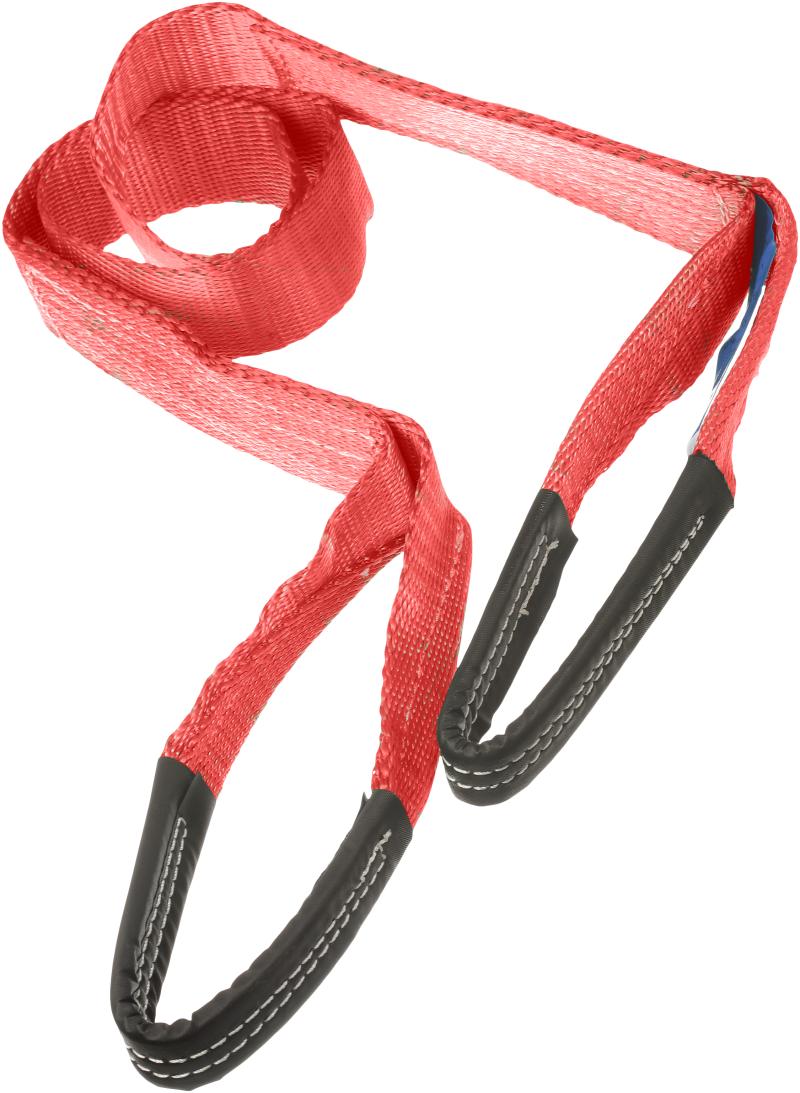 Båndstrop polyester  rød 5T 8m