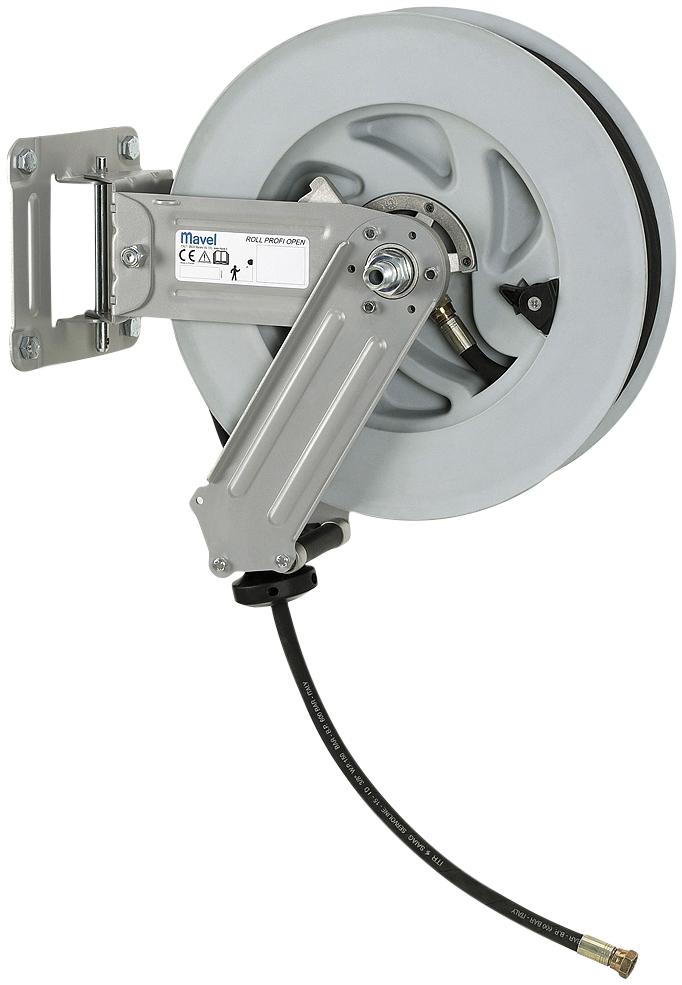 Slangeopruller for olie, vand og luft 15 m x 3/8" slange