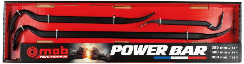 PowerBar koben 350-600-900mm, sæt 3 stk