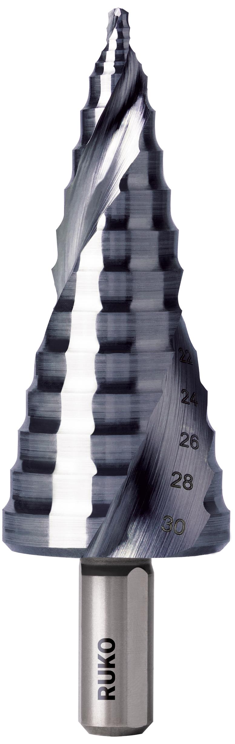 Trinbor HSS-RUnaTec m/Flowstep spids Str. 2 ø8-30 mm